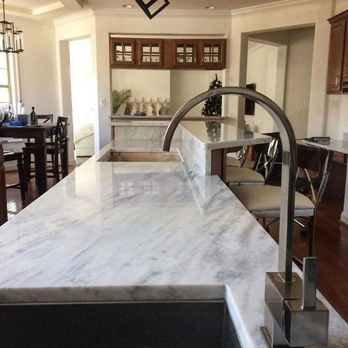 Shadow Storm Marble Kitchen Countertop