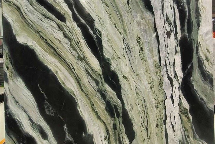 Shangari La Green Marble Gangsaw Slab