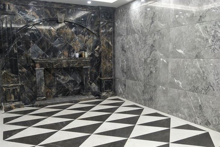 Spanish Grey Marble Wall