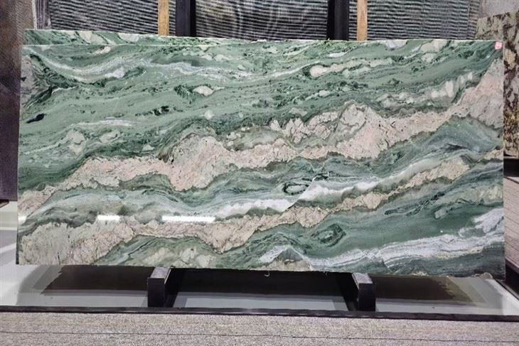 Tropical Green Marble Slab